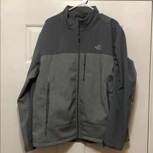 North face jacket grey
